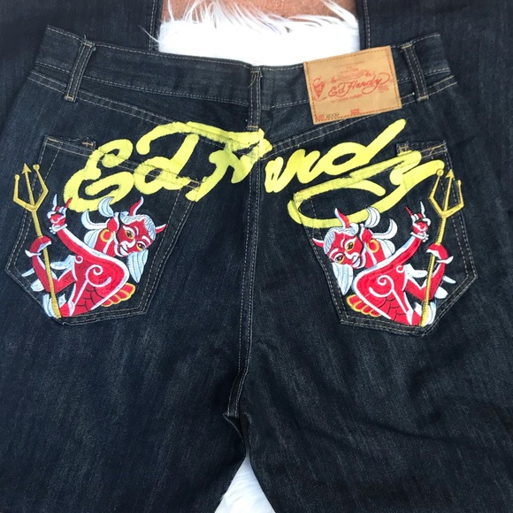 jeans ed hardy